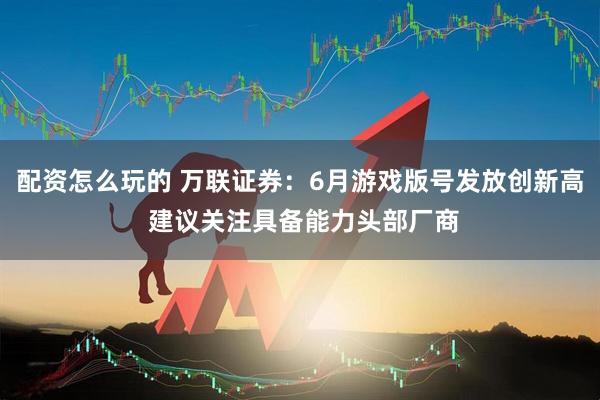 配资怎么玩的 万联证券：6月游戏版号发放创新高 建议关注具备能力头部厂商